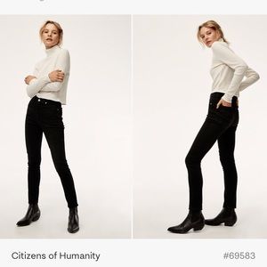 COPY - Citizens of Humanity skinny high rise corduroy